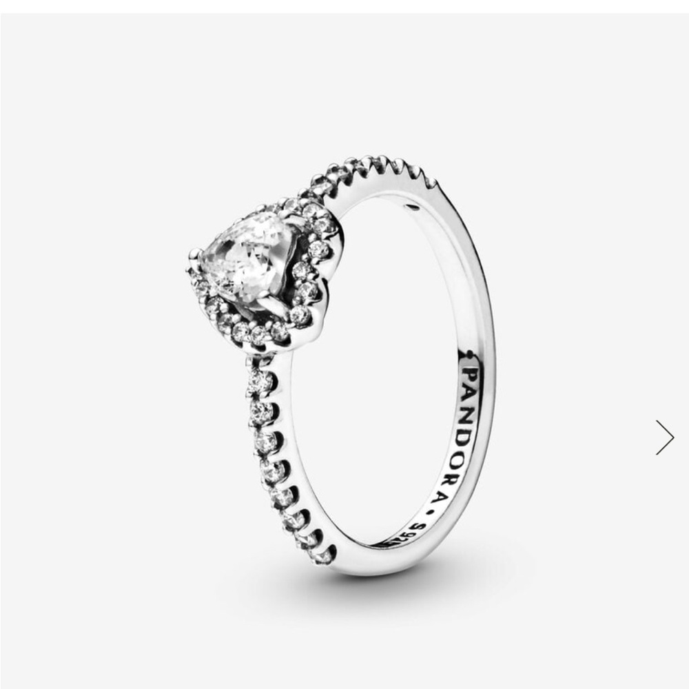 Pandora Silver Heart Ring